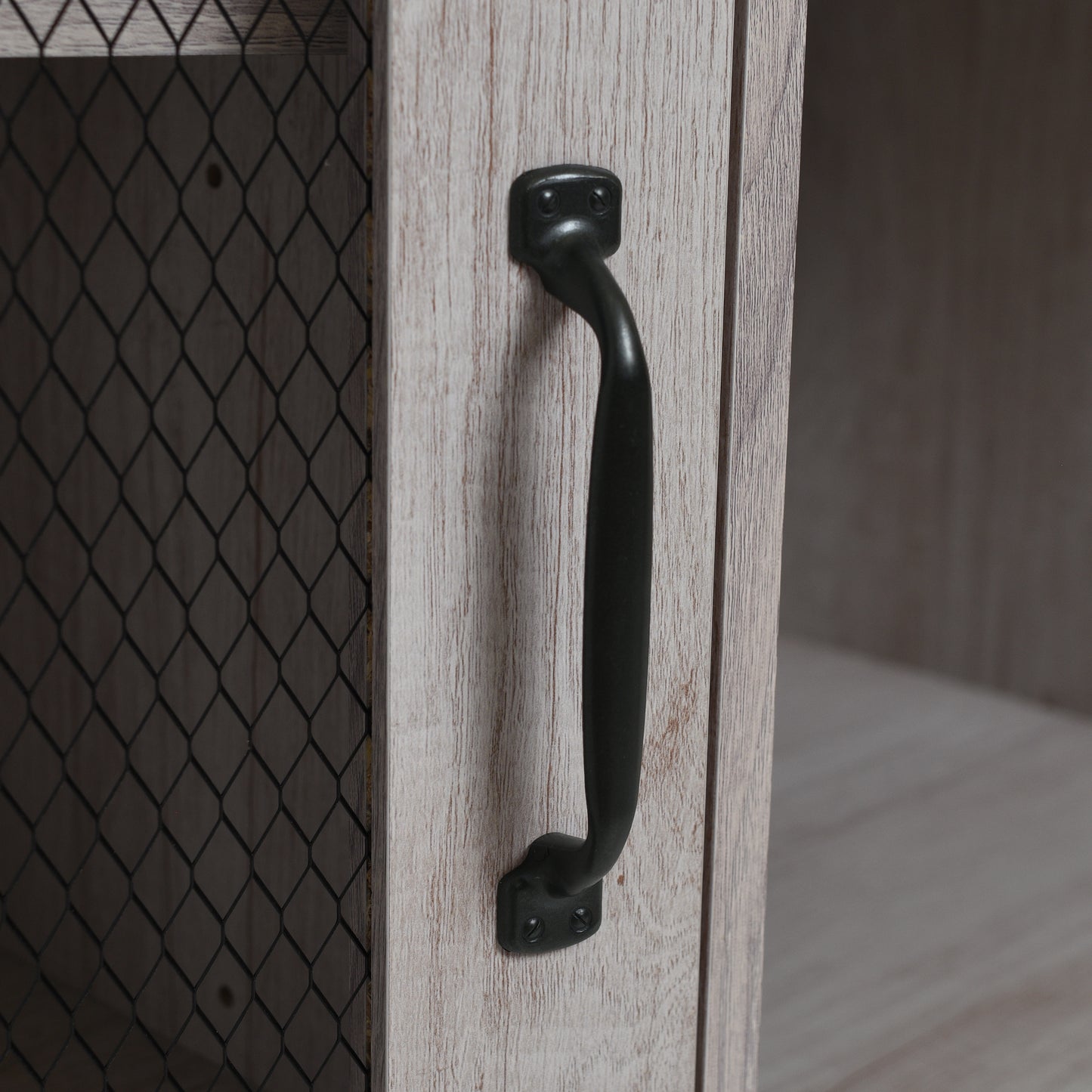 Coastal White 47" Buffet with Wine Storage