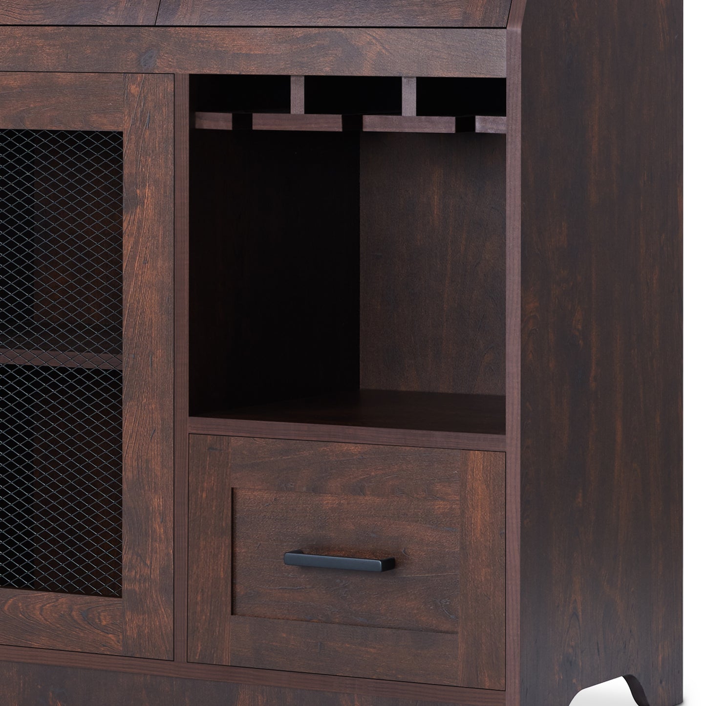 Farmhouse Vintage Walnut 48" Sideboard Buffet