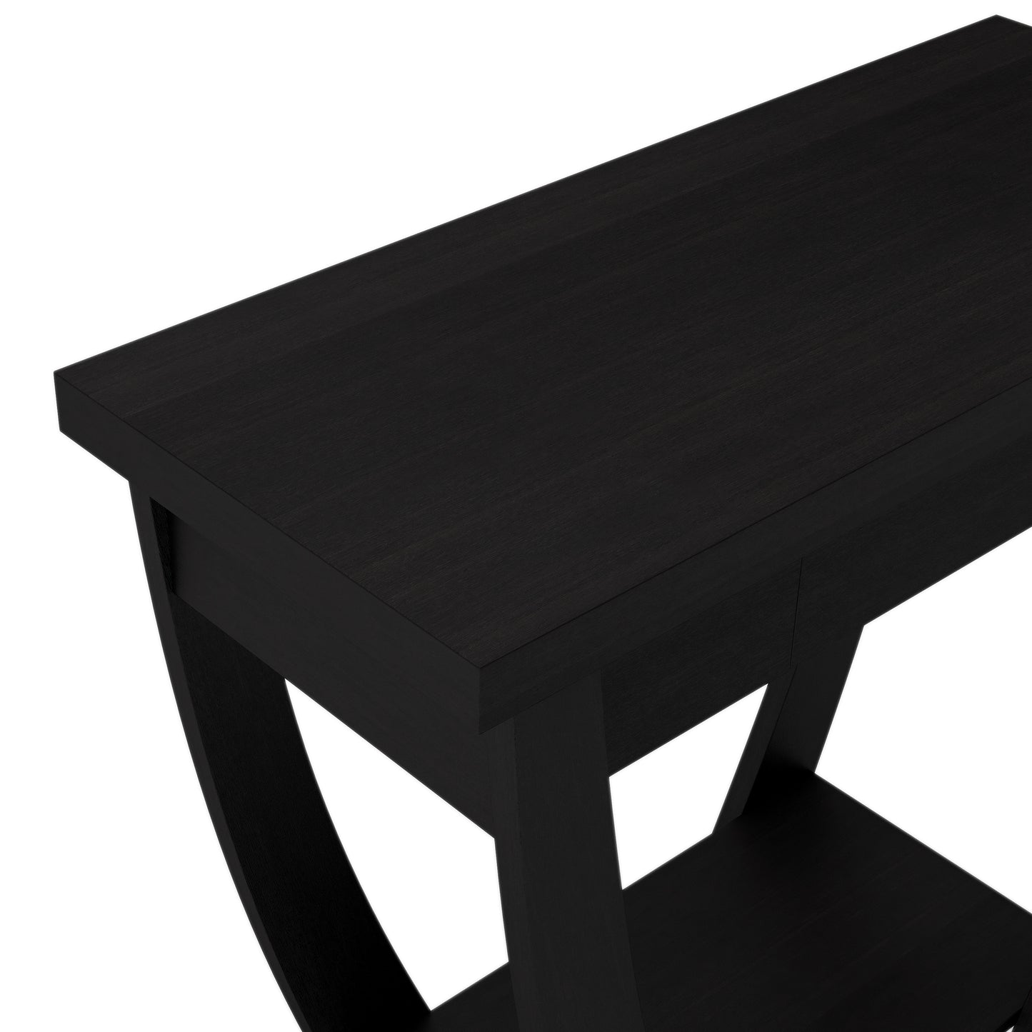 Curved Entryway Storage Sofa Table