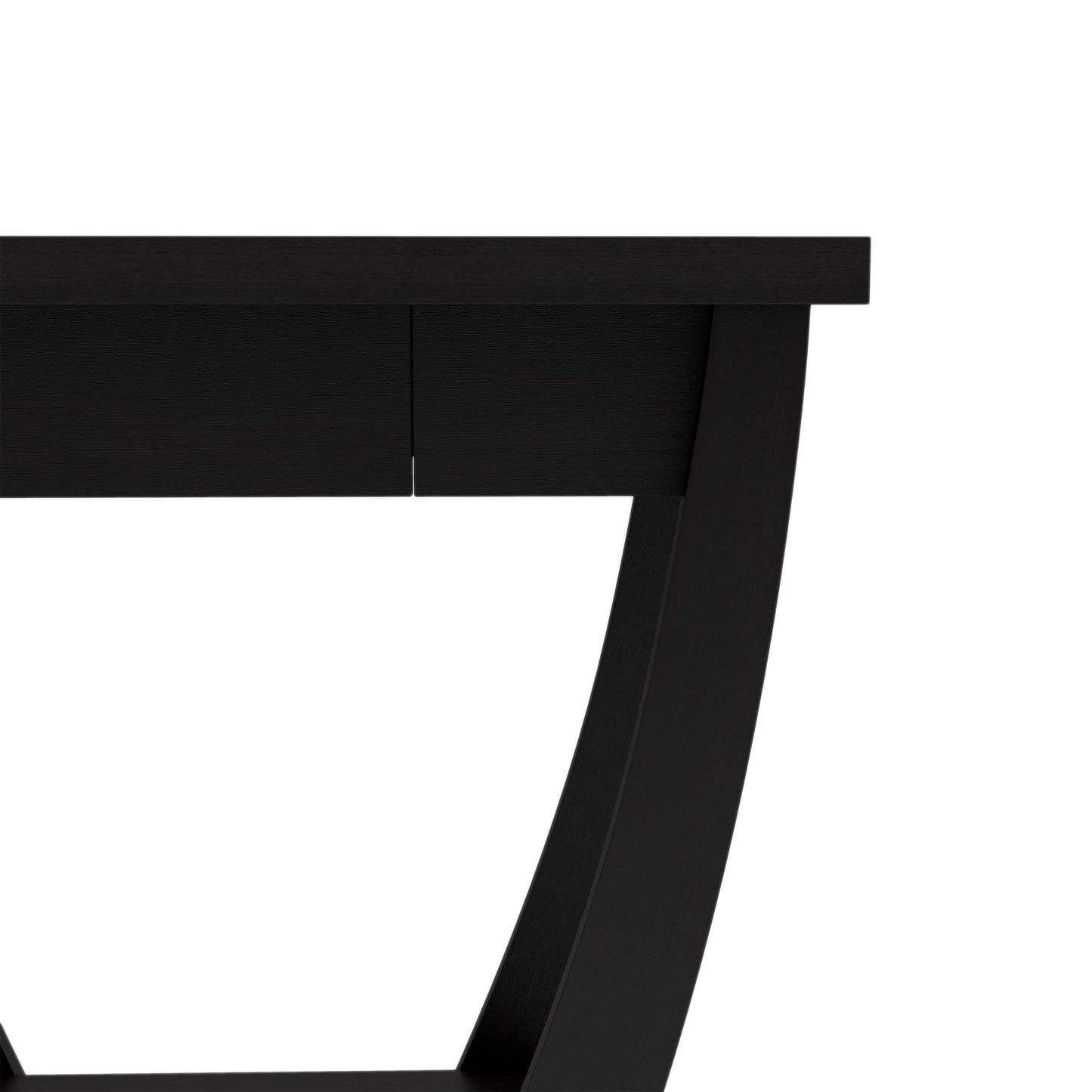 Curved Entryway Storage Sofa Table