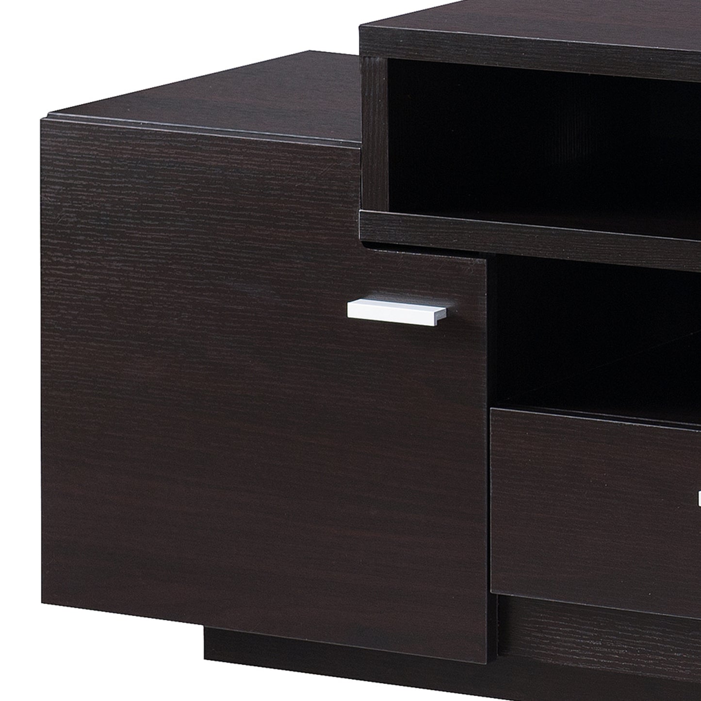Modern 72" Wide Storage Entertainment Center