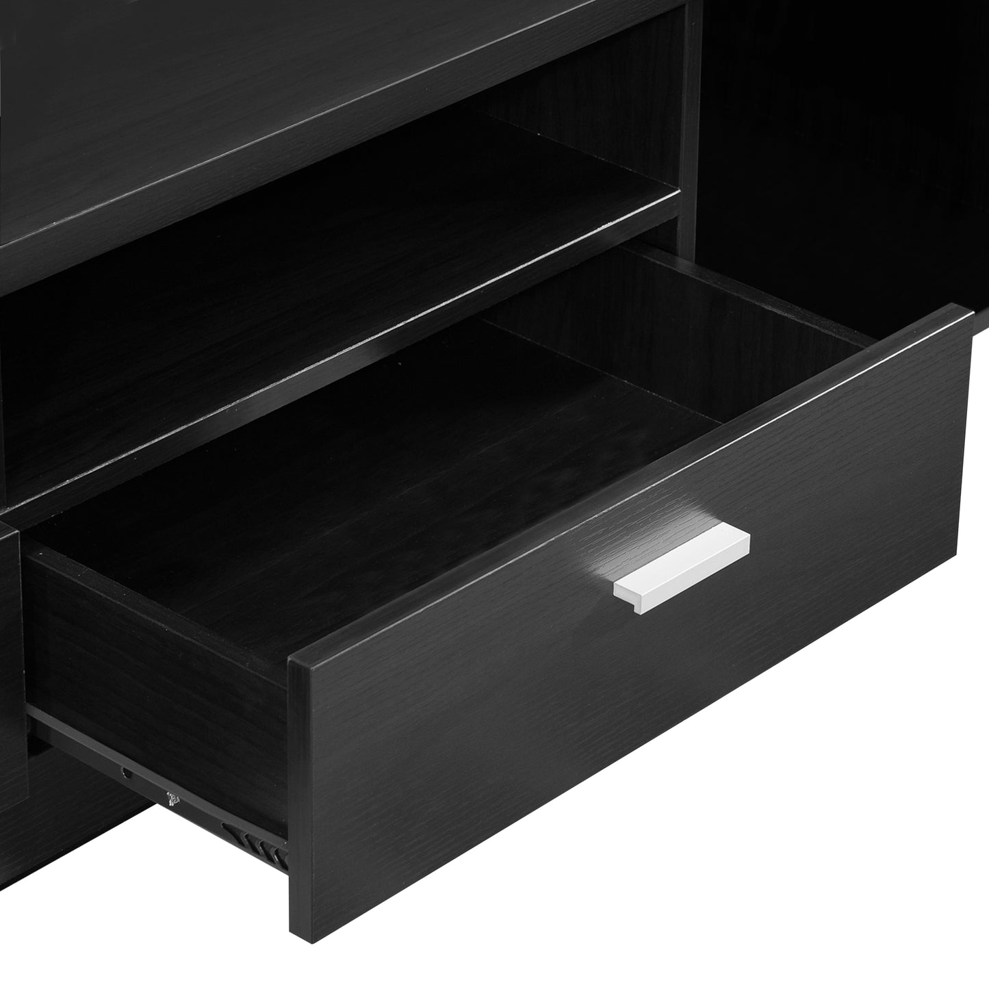 Modern 72" Wide Storage Entertainment Center