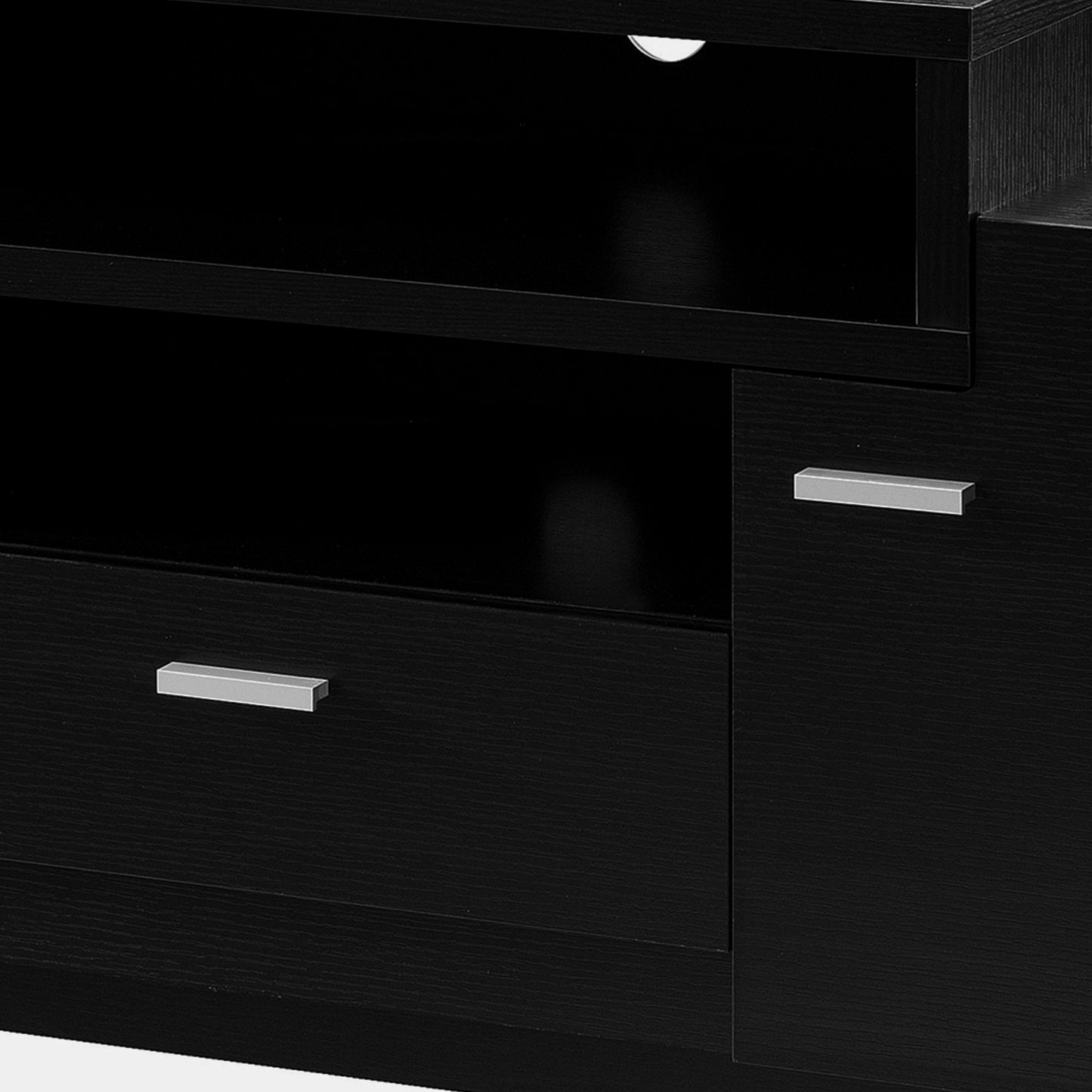 Modern 72" Wide Storage Entertainment Center