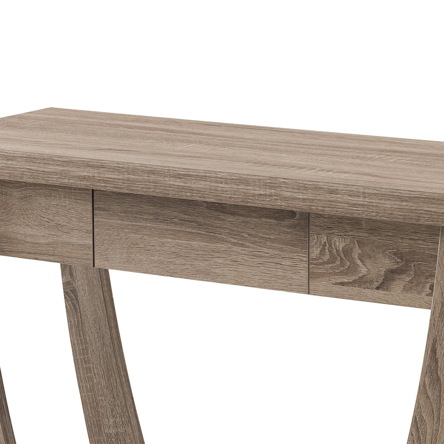 Curved Entryway Storage Sofa Table