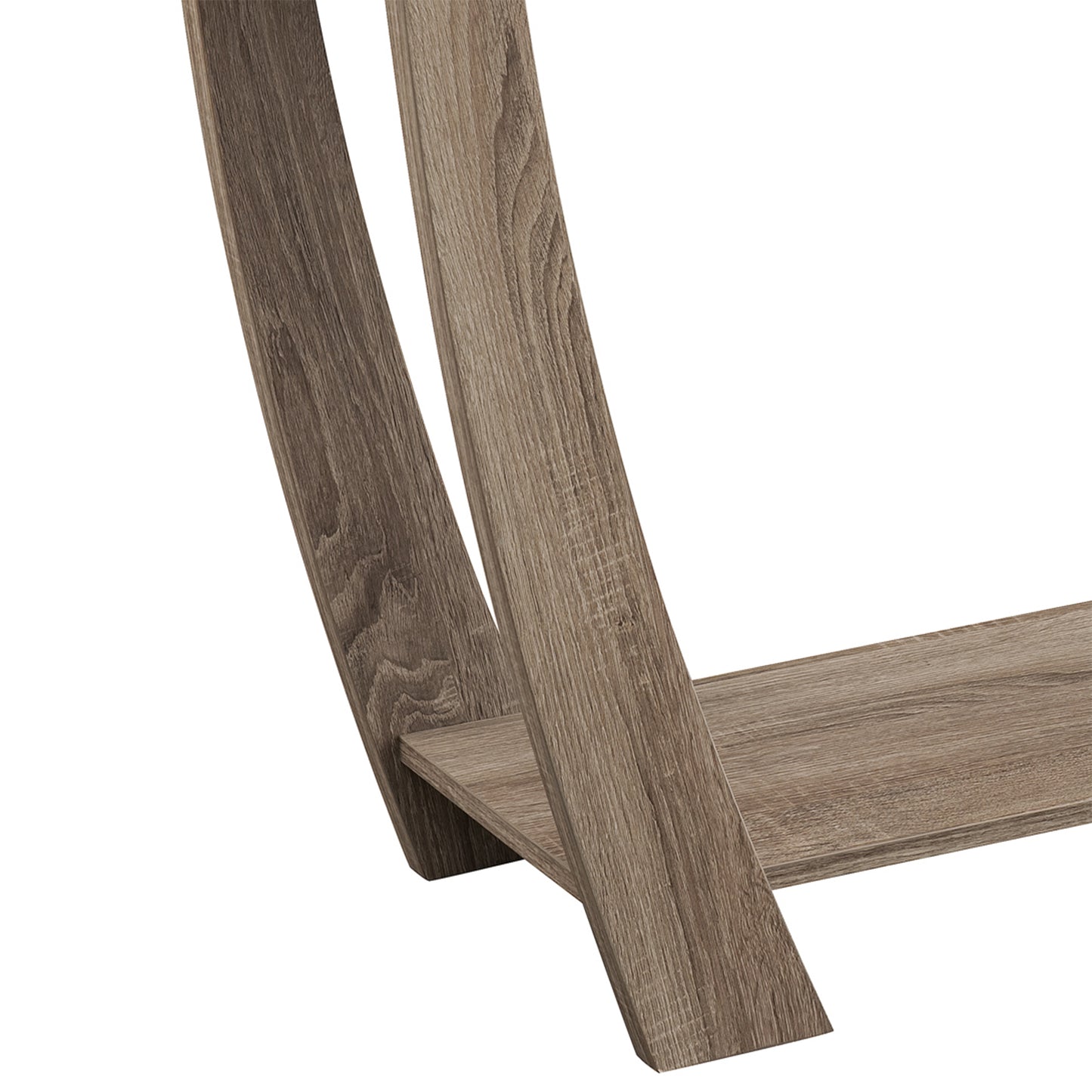 Curved Entryway Storage Sofa Table