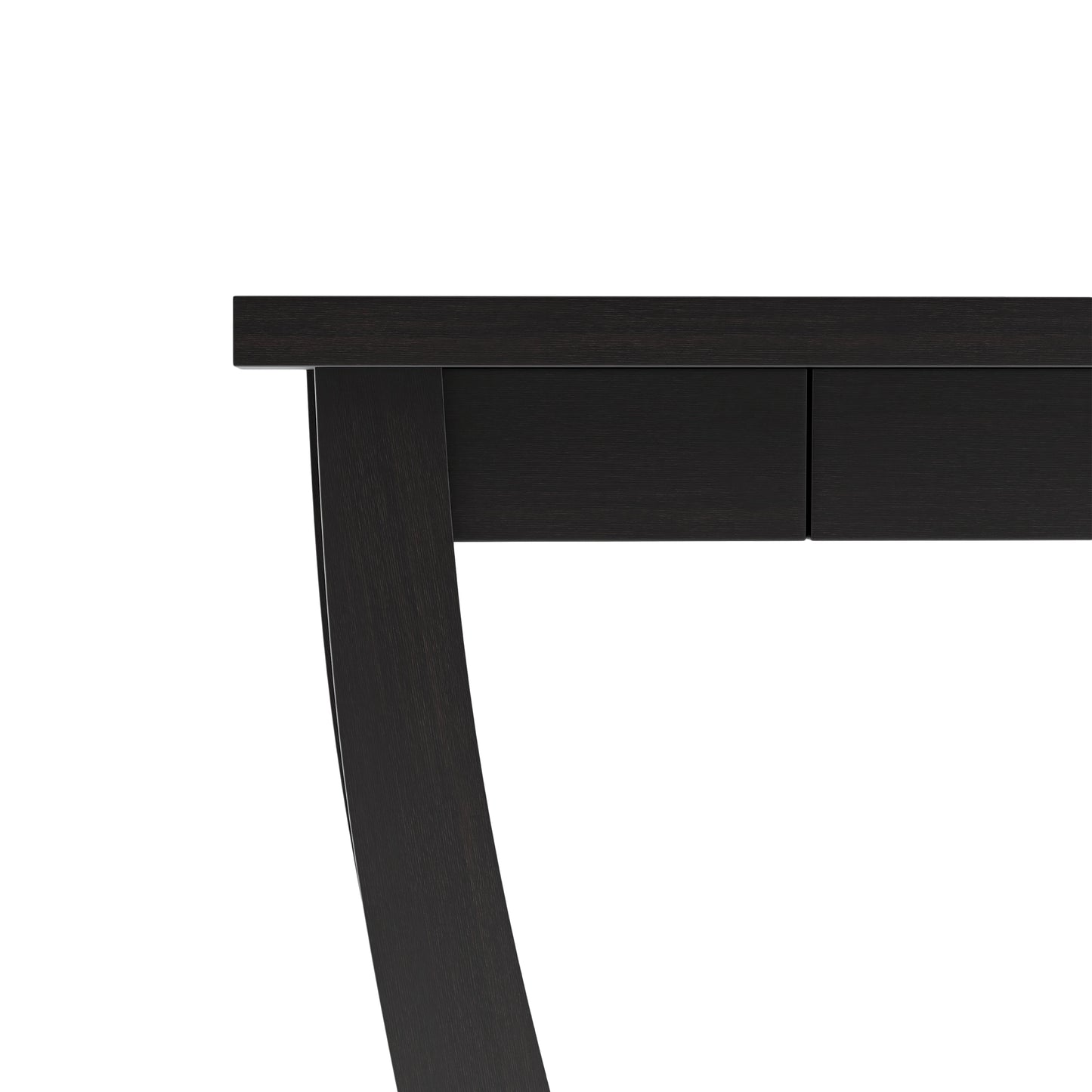 Curved Entryway Storage Sofa Table