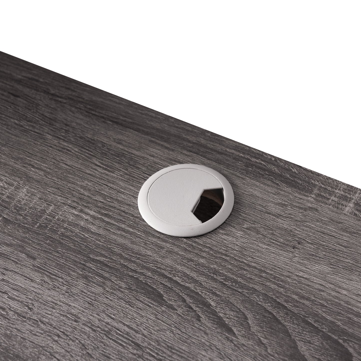 Wall-Mounted Gray 60" Open Shelf TV Console