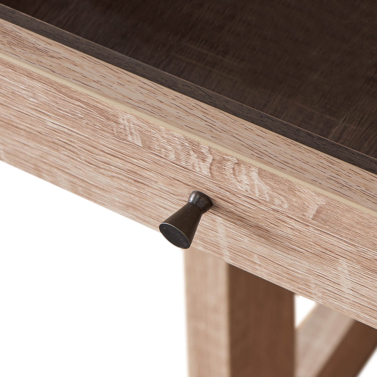 Space Saving 70" Tall Angled Ladder Desk