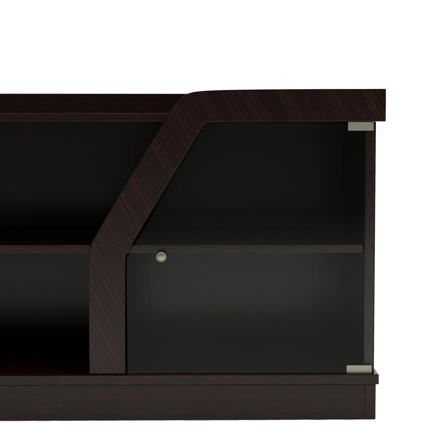 Modern Espresso 71" Wide Entertainment Center