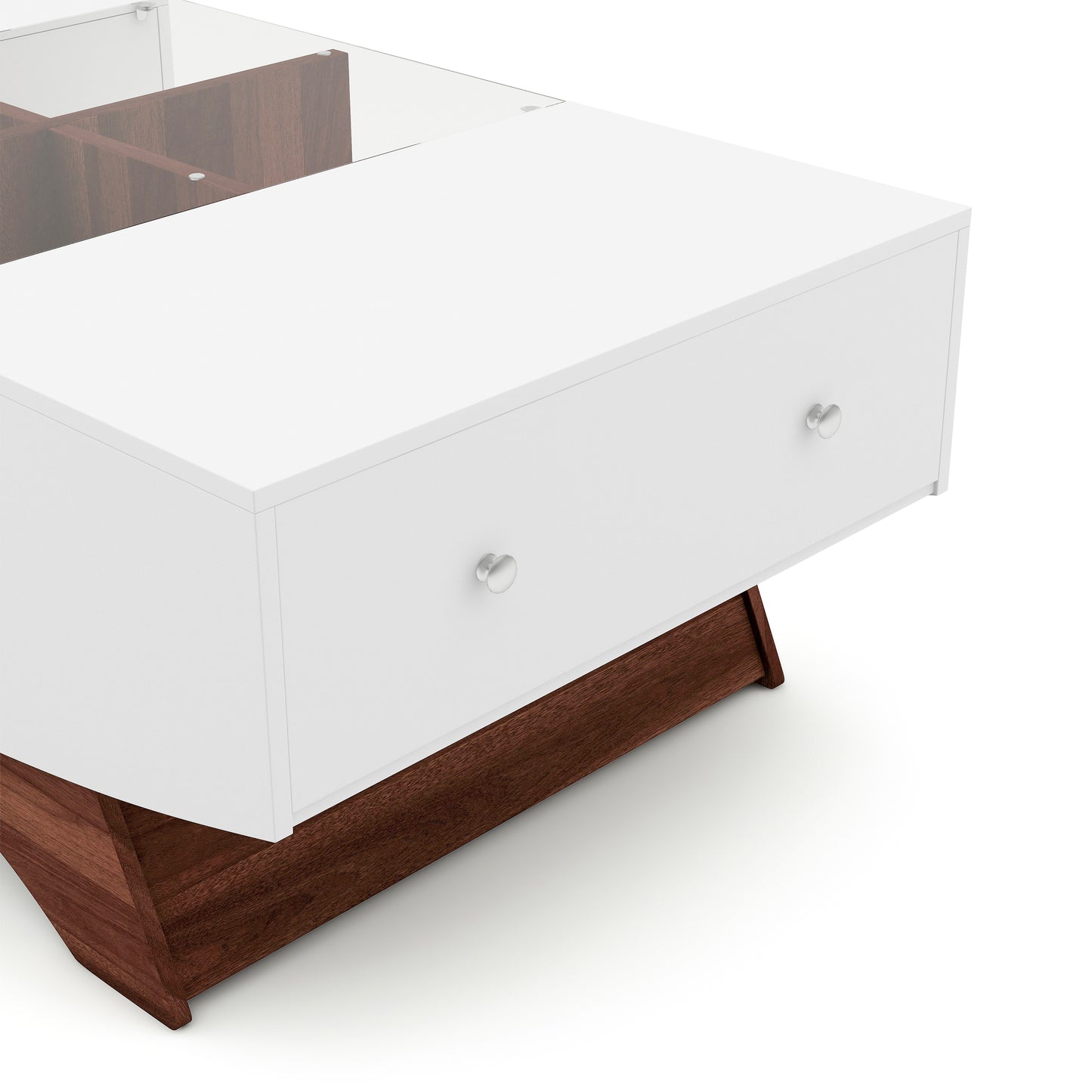 Modern 48" Hidden Storage Coffee Table
