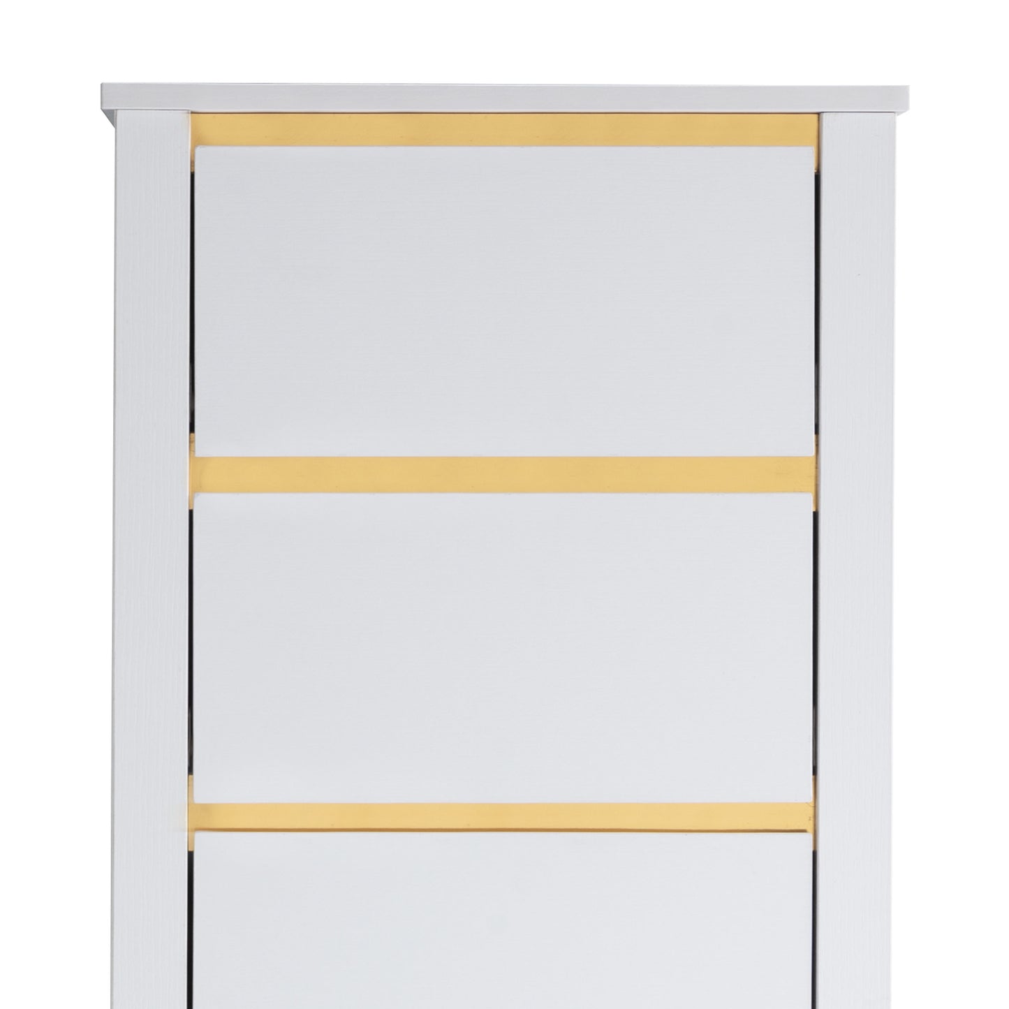 Mod White 5-drawer Lingerie Chest