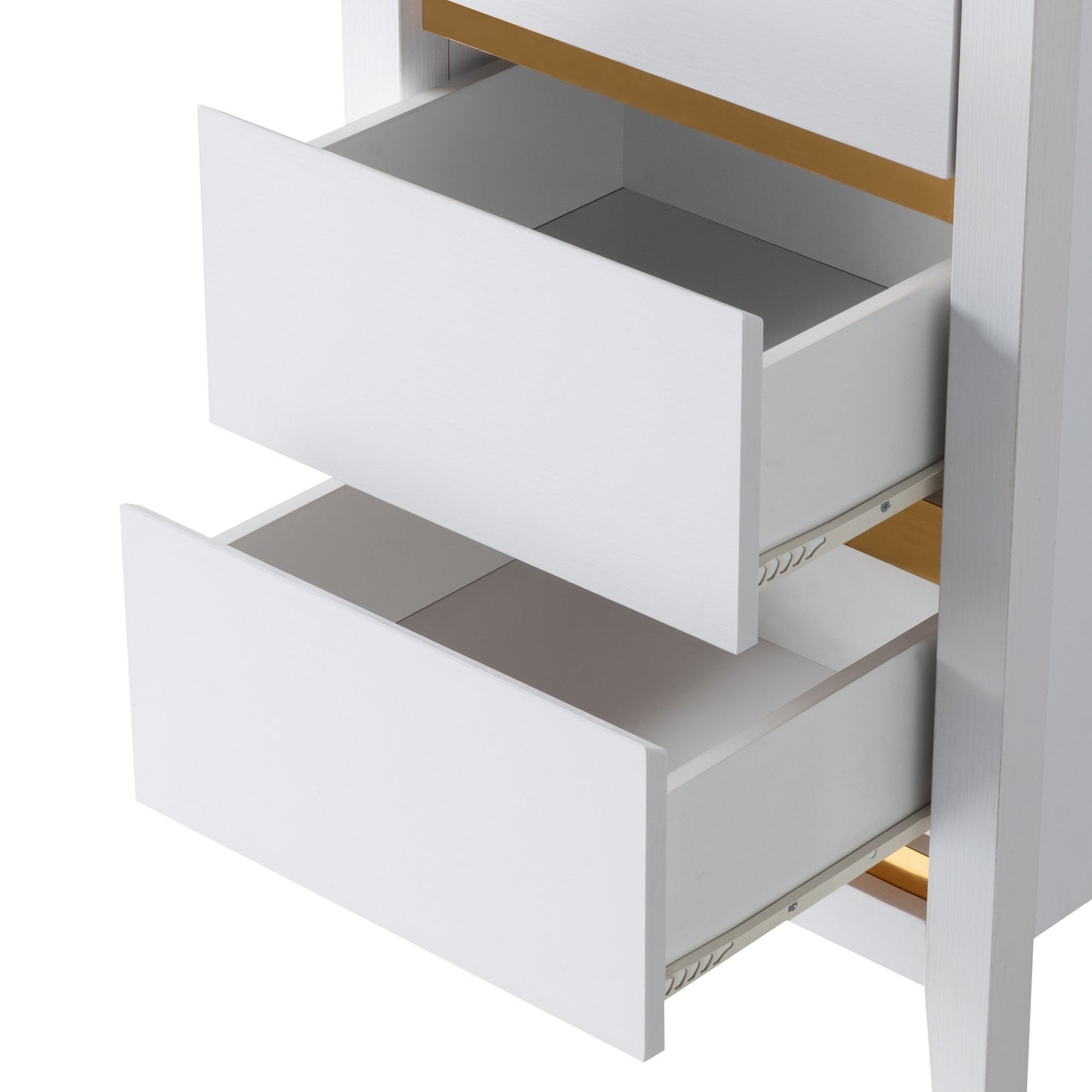 Mod White 5-drawer Lingerie Chest