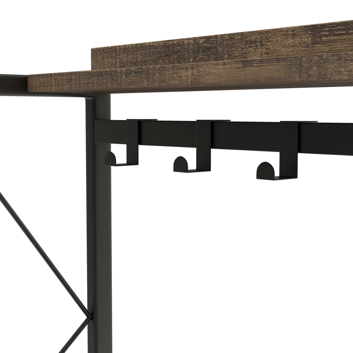 Industrial Reclaimed Oak 67" Baker's Rack