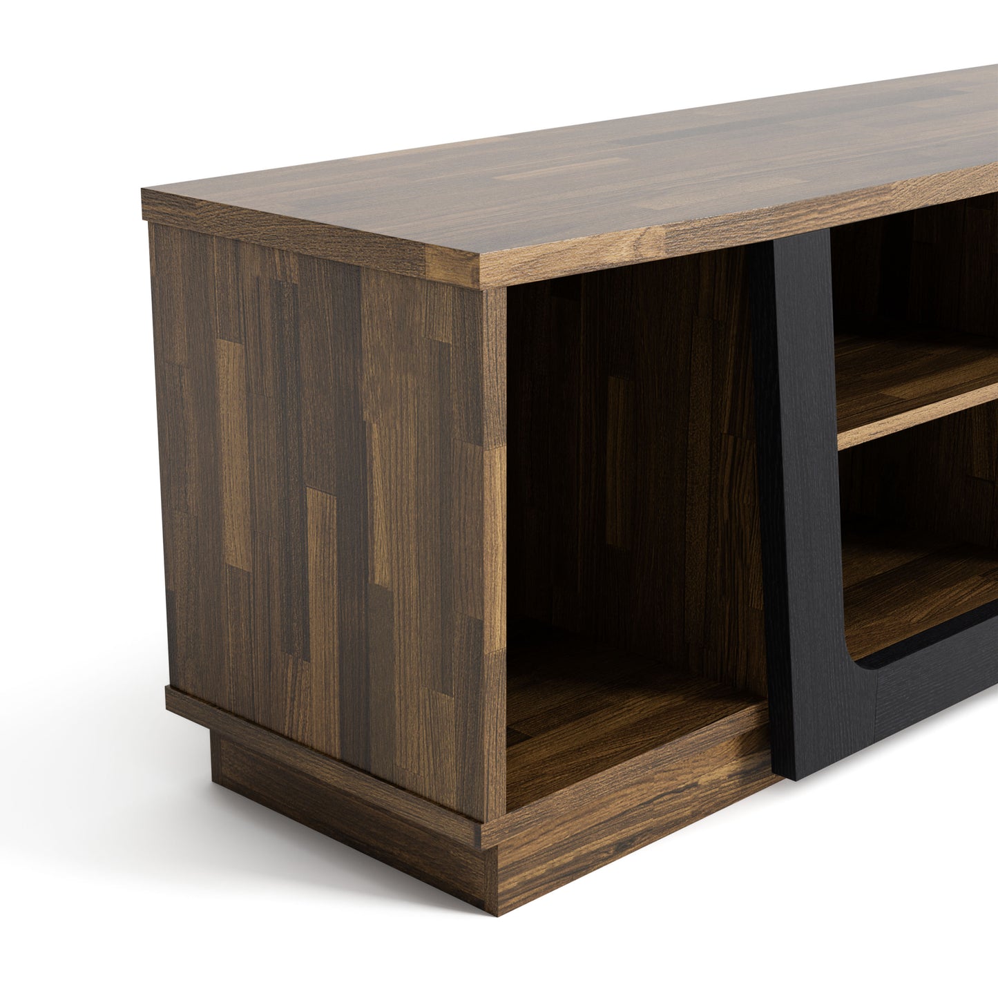 Light Hickory 63" TV Stand