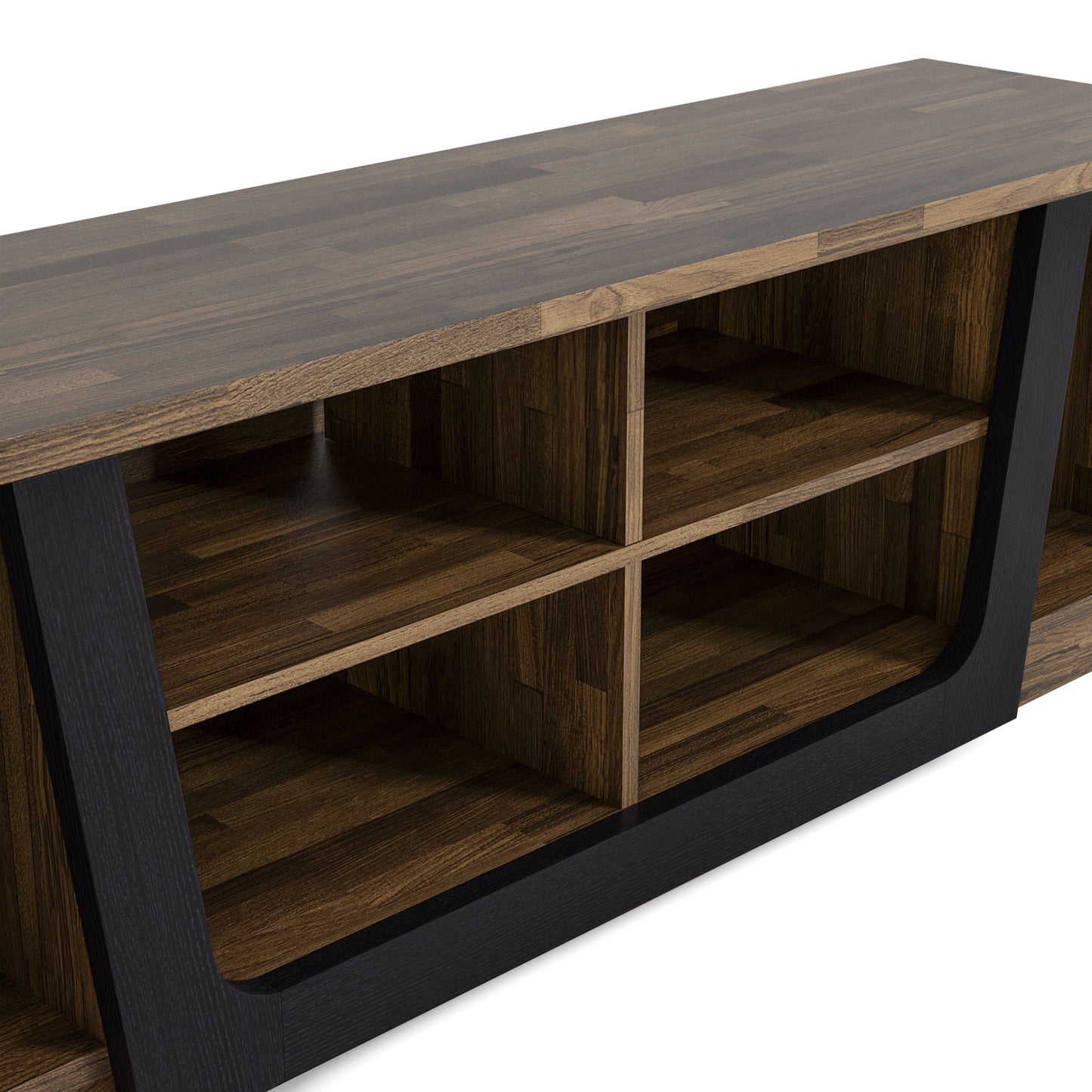 Light Hickory 63" TV Stand