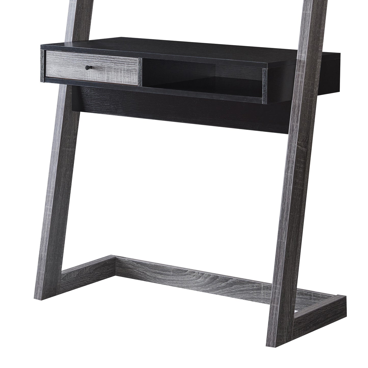 Space Saving 70" Tall Angled Ladder Desk