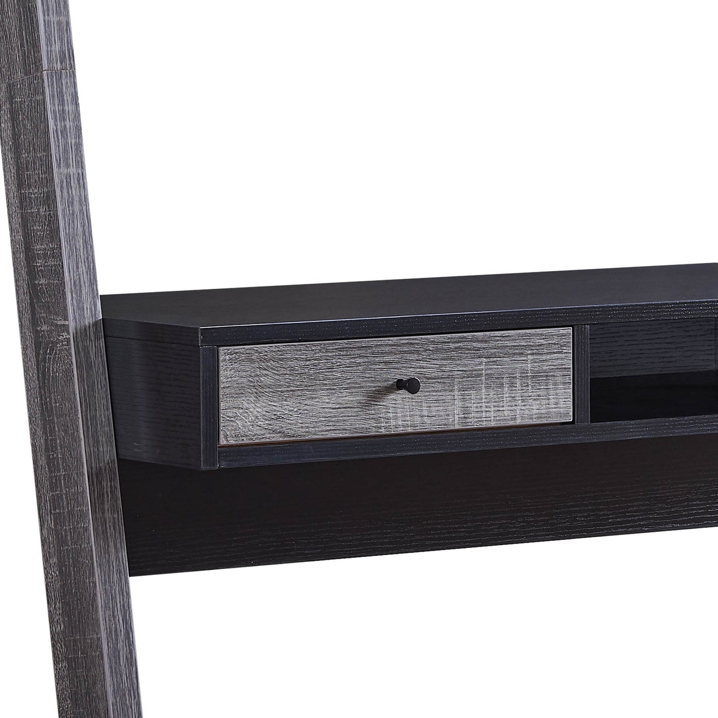 Space Saving 70" Tall Angled Ladder Desk