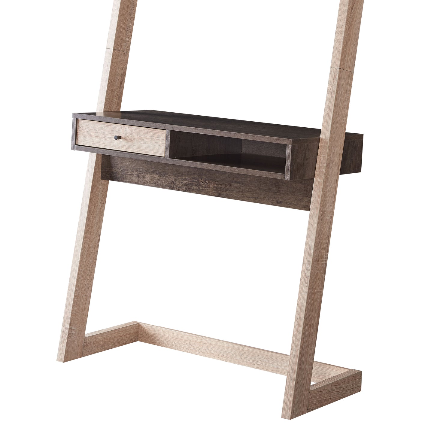 Space Saving 70" Tall Angled Ladder Desk