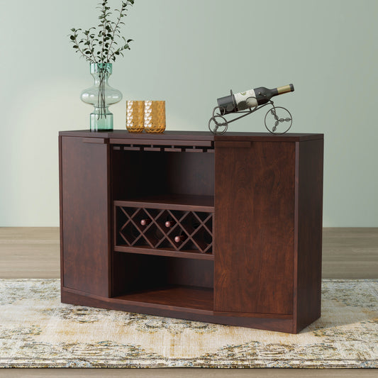 Rustic 51" Sideboard Buffet with Wine Storage