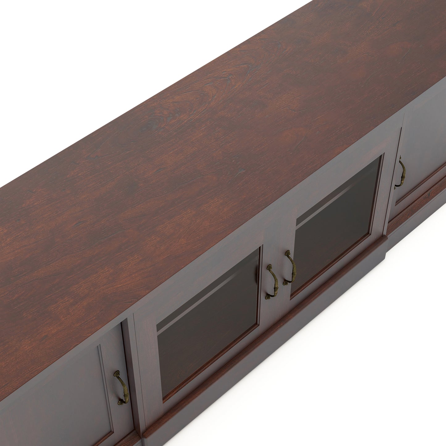 Timeless 68" Wide Walnut Entertainment Center