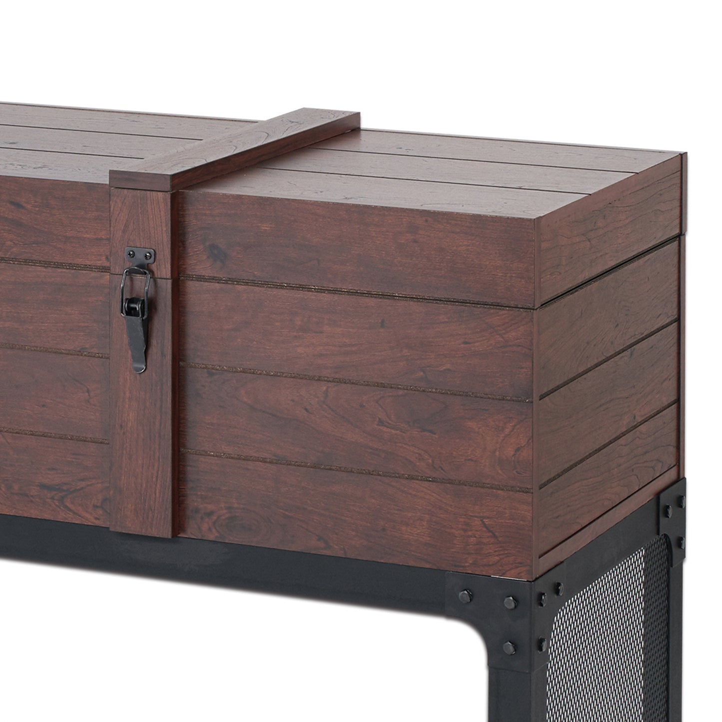 Vintage Trunk Style 47" Storage Console Table