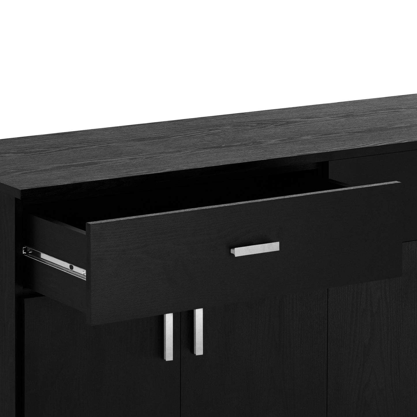 Modern Black 47" Sideboard Buffet