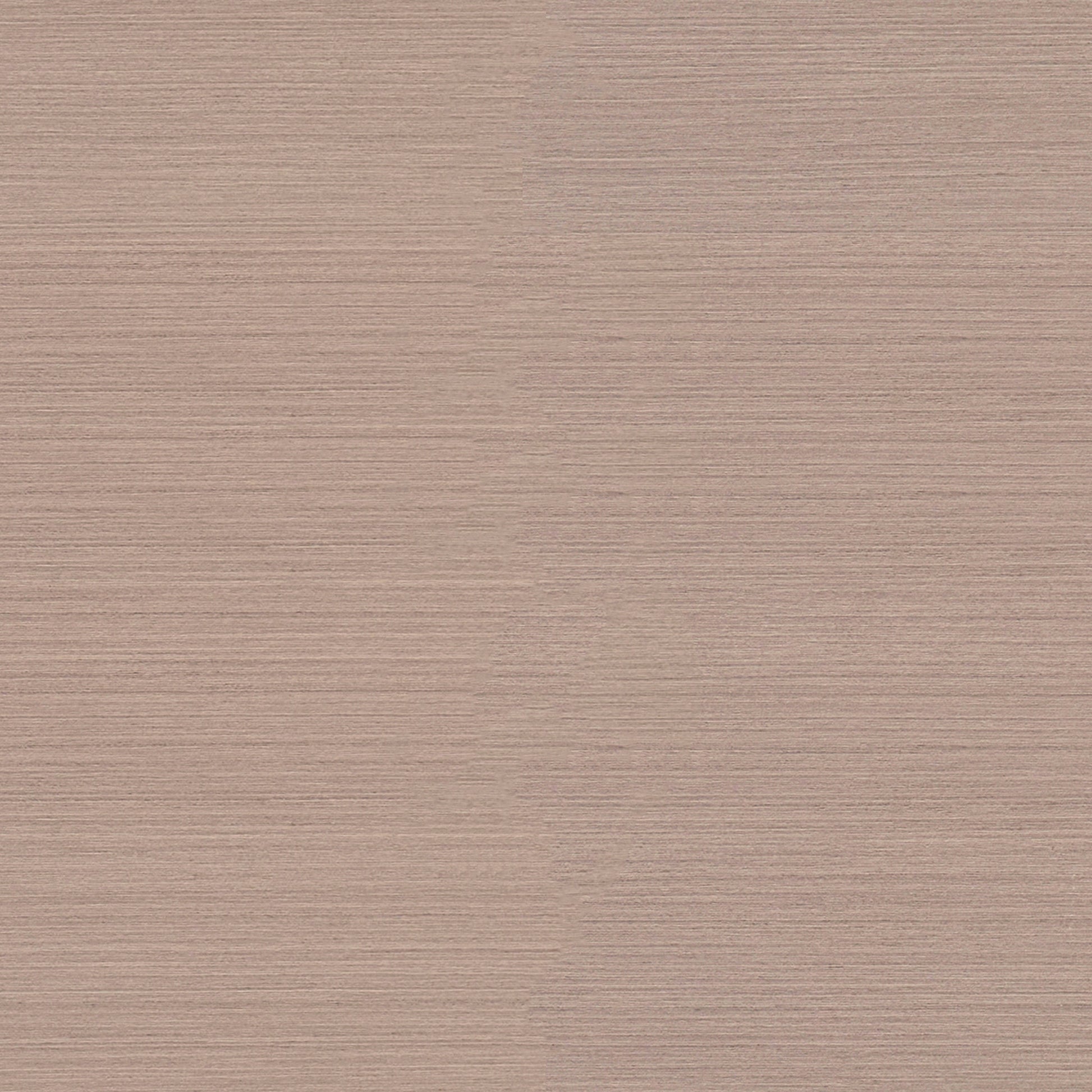 Swatch of brushed pink finish of a modern brushed pink two-shelf two-door TV stand